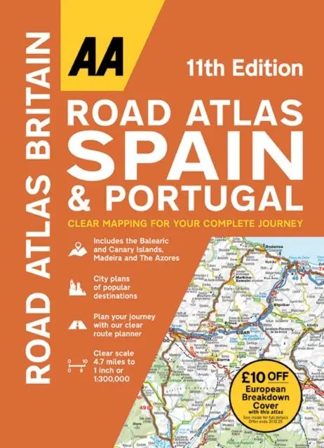 Cover: 9780749583446 | AA Road Atlas Spain &amp; Portugal | Taschenbuch | Kartoniert / Broschiert