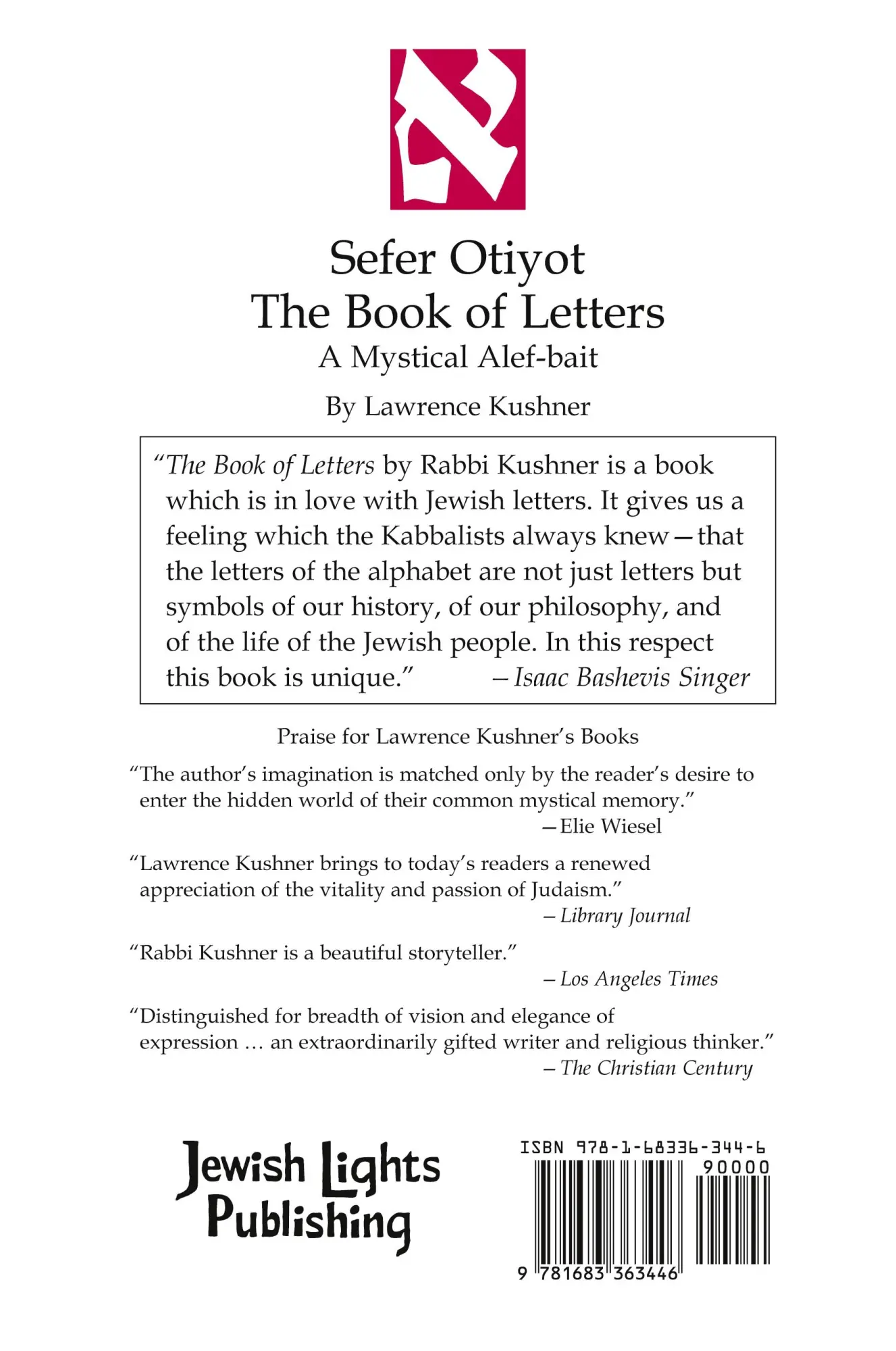Cover: 9781683363446 | The Book of Letters | A Mystical Hebrew Alphabet | Kushner | Buch