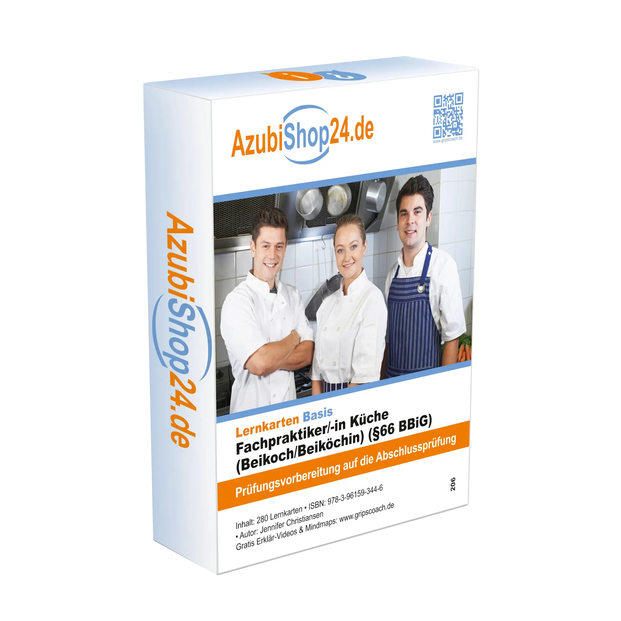Cover: 9783961593446 | AzubiShop24.de Basis-Lernkarten Fachpraktiker /in Küche | Christiansen