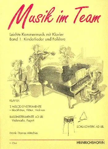Cover: 9790204423446 | Musik im Team Band 1: Kinderlieder und Folklore für 2...