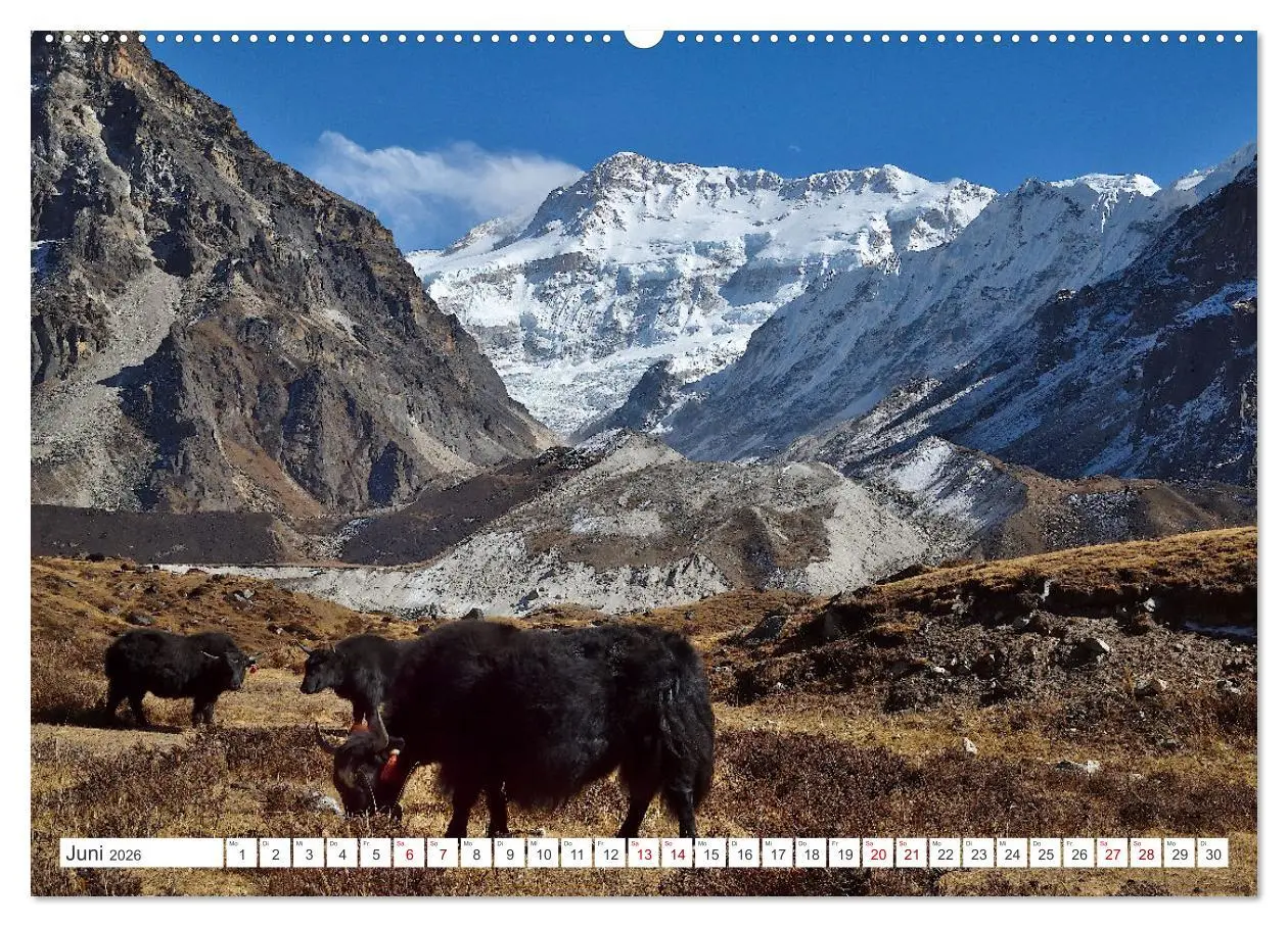 Bild: 9783457503546 | Trekking zum Kangchendzönga (Wandkalender 2026 DIN A2 quer),...