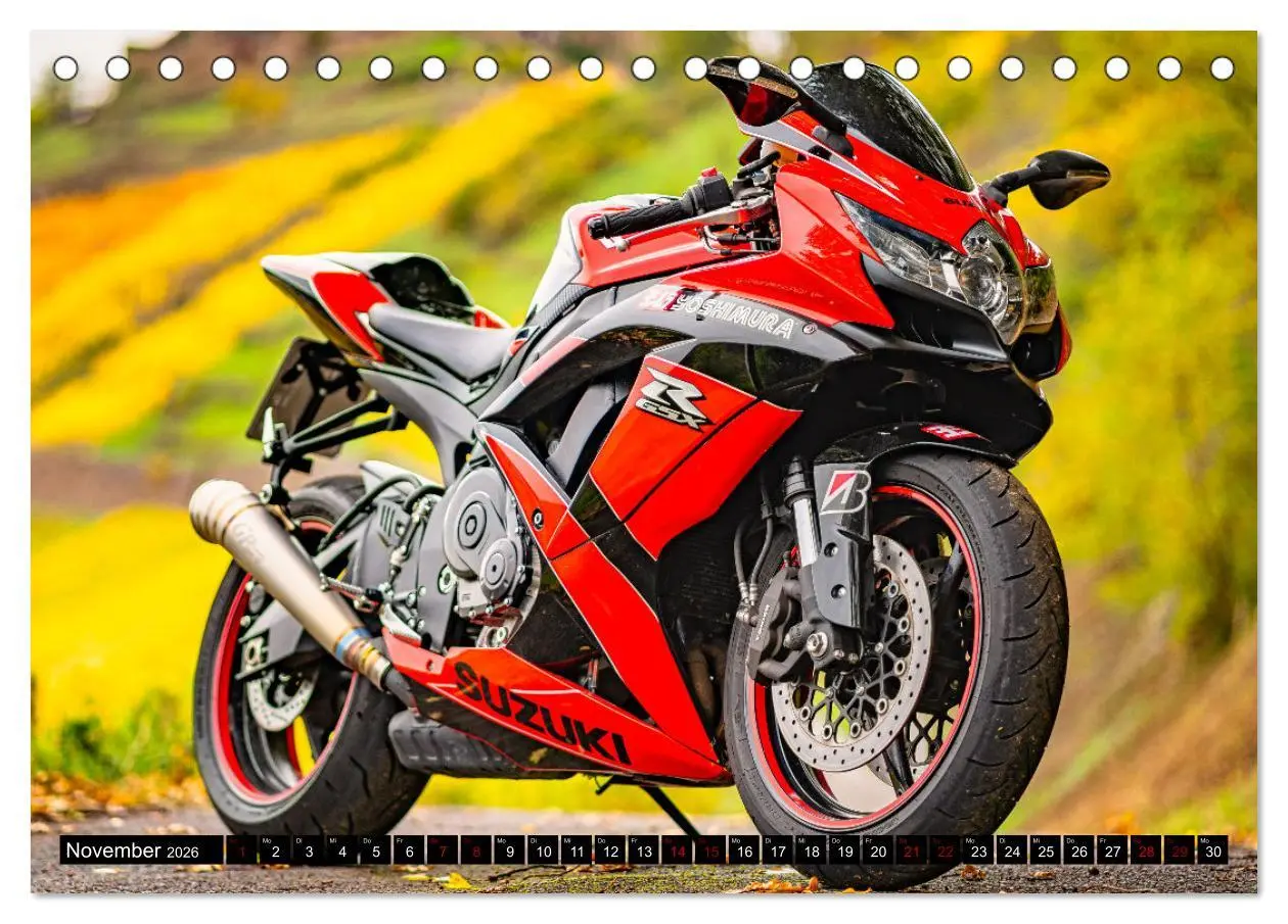 Bild: 9783457673546 | Yoshimura Gixxer Limited Edition (Tischkalender 2026 DIN A5 quer),...