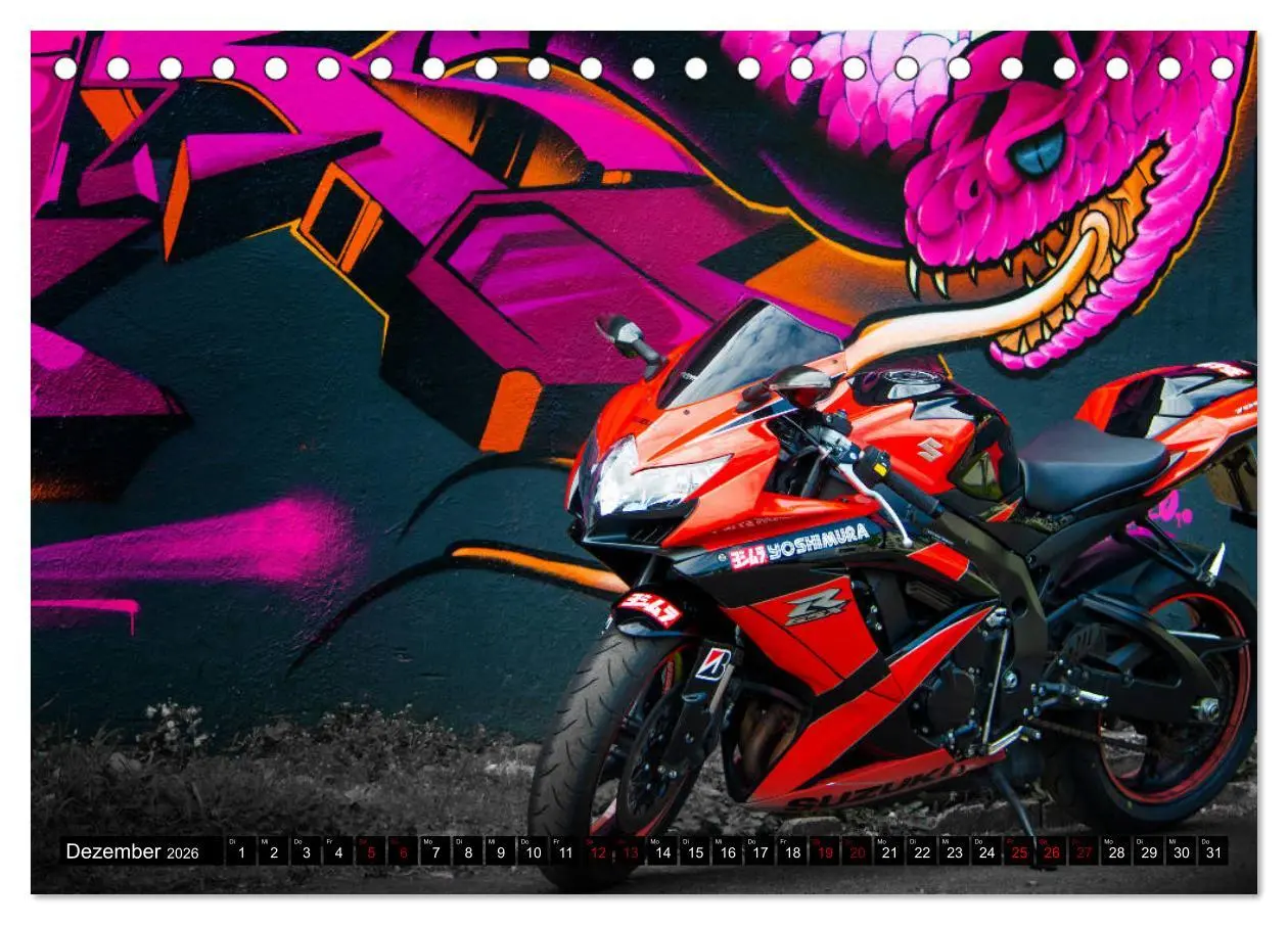 Bild: 9783457673546 | Yoshimura Gixxer Limited Edition (Tischkalender 2026 DIN A5 quer),...