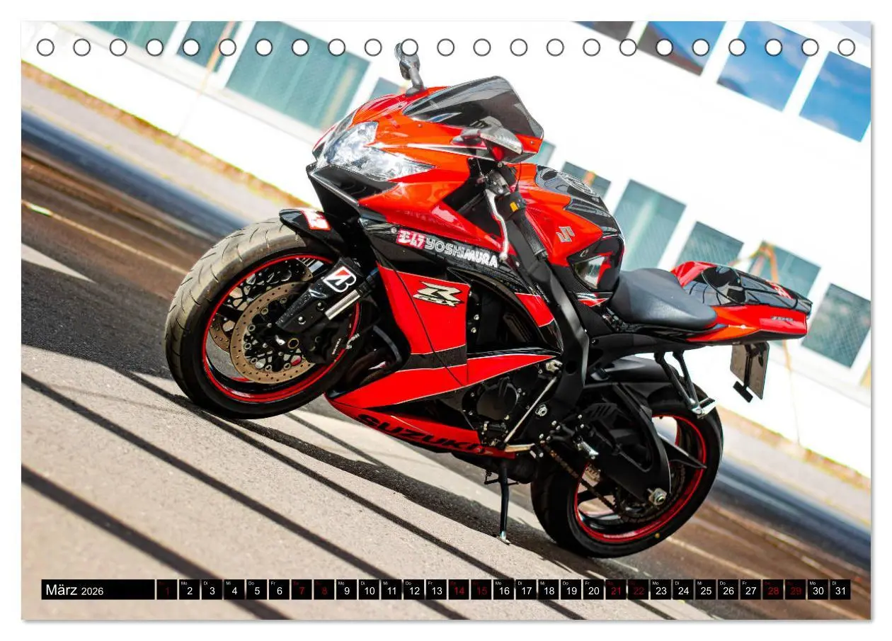 Bild: 9783457673546 | Yoshimura Gixxer Limited Edition (Tischkalender 2026 DIN A5 quer),...