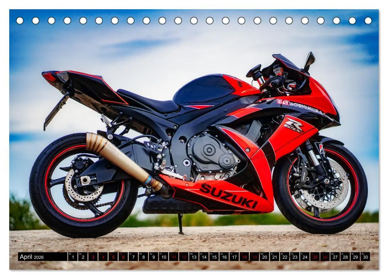 Bild: 9783457673546 | Yoshimura Gixxer Limited Edition (Tischkalender 2026 DIN A5 quer),...