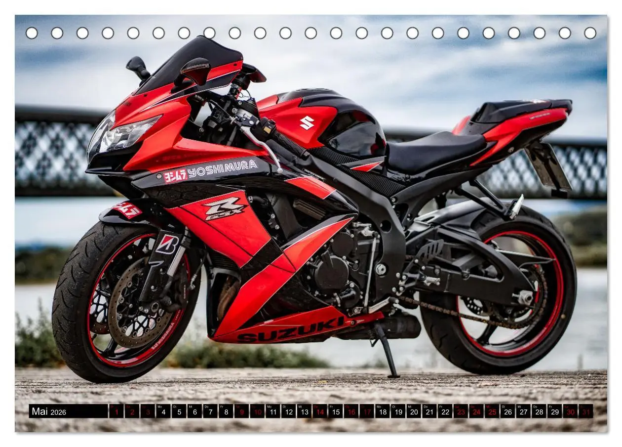 Bild: 9783457673546 | Yoshimura Gixxer Limited Edition (Tischkalender 2026 DIN A5 quer),...