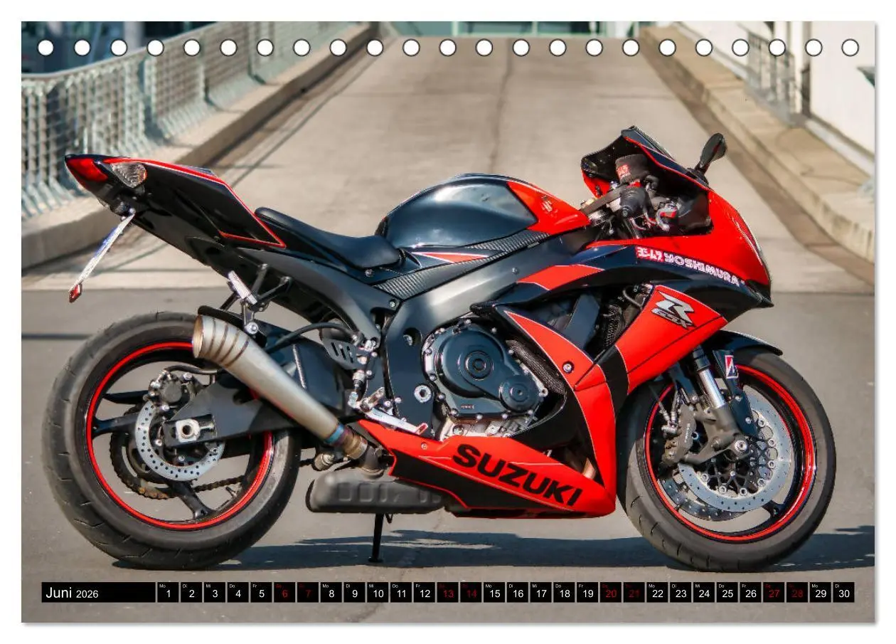 Bild: 9783457673546 | Yoshimura Gixxer Limited Edition (Tischkalender 2026 DIN A5 quer),...
