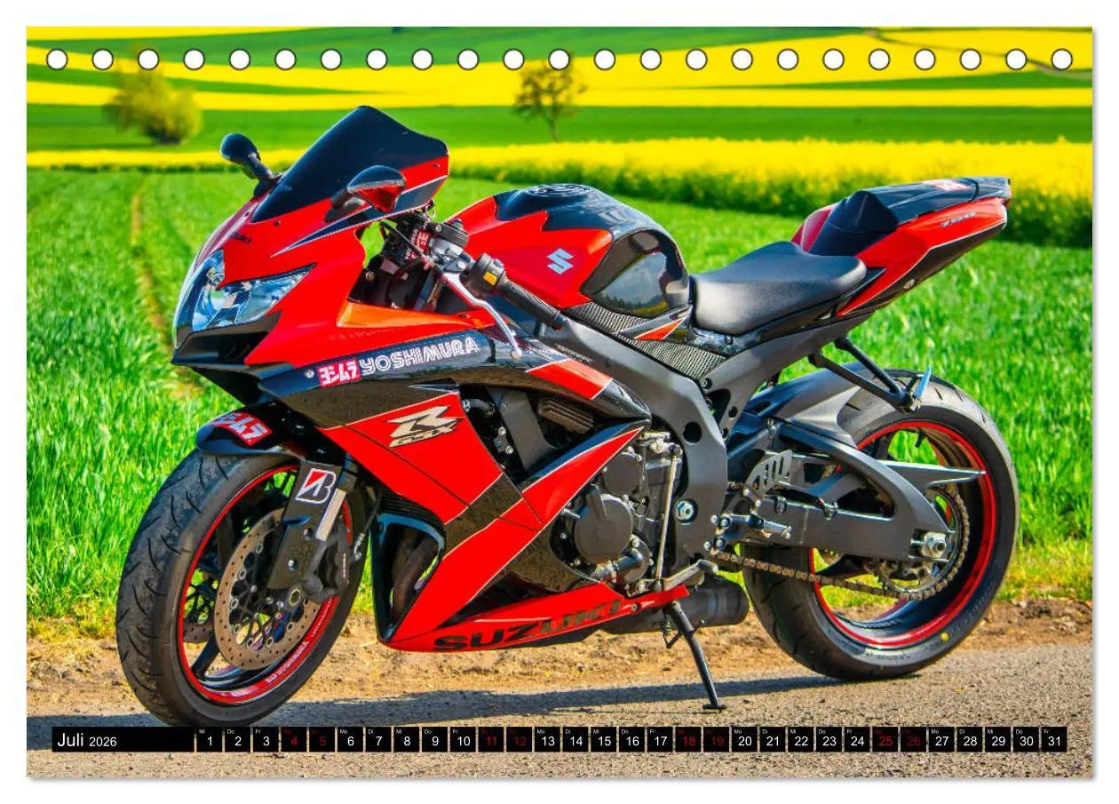 Bild: 9783457673546 | Yoshimura Gixxer Limited Edition (Tischkalender 2026 DIN A5 quer),...