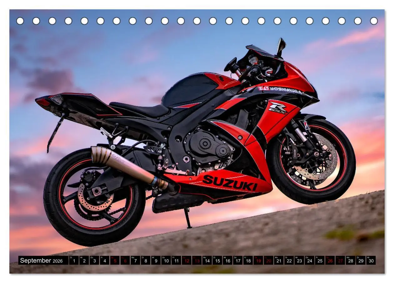 Bild: 9783457673546 | Yoshimura Gixxer Limited Edition (Tischkalender 2026 DIN A5 quer),...