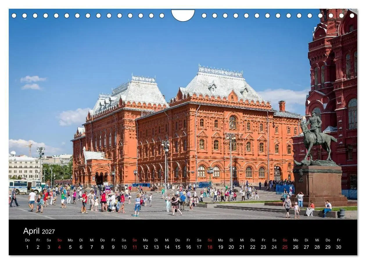 Bild: 9783594053546 | Moskau 2027 (Wandkalender 2027 DIN A4 quer), CALVENDO Monatskalender