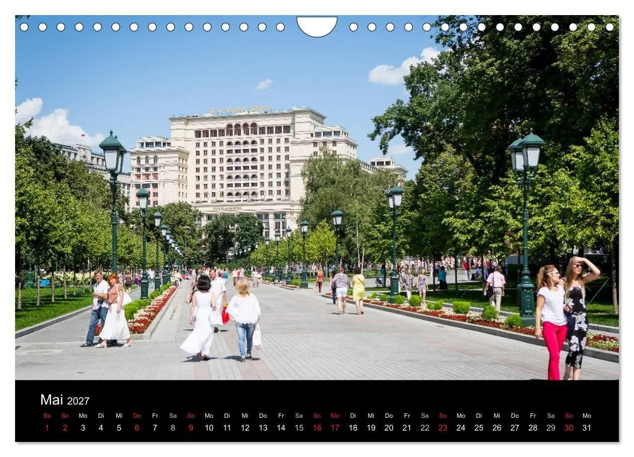 Bild: 9783594053546 | Moskau 2027 (Wandkalender 2027 DIN A4 quer), CALVENDO Monatskalender