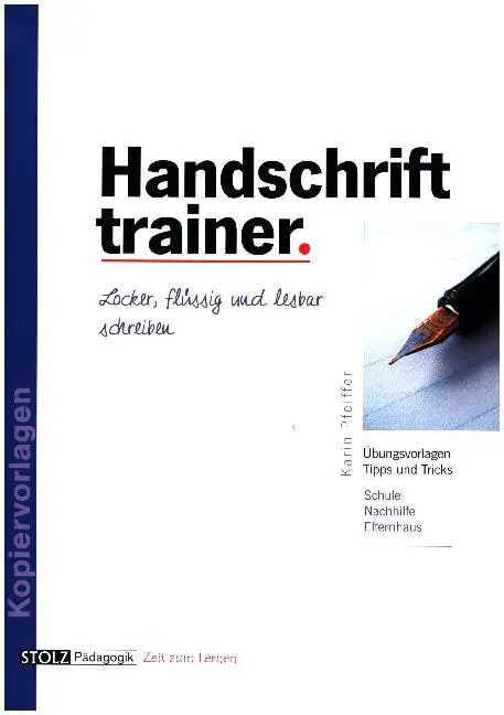 Cover: 9783897783546 | Handschrift-Trainer | Karin Pfeiffer | Broschüre | 30 S. | Deutsch