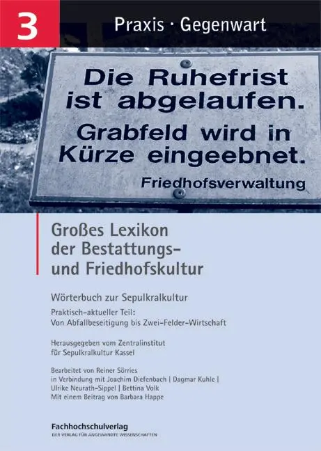 Cover: 9783947273546 | Großes Lexikon der Bestattungs- und Friedhofskultur | Sepulkralkultur