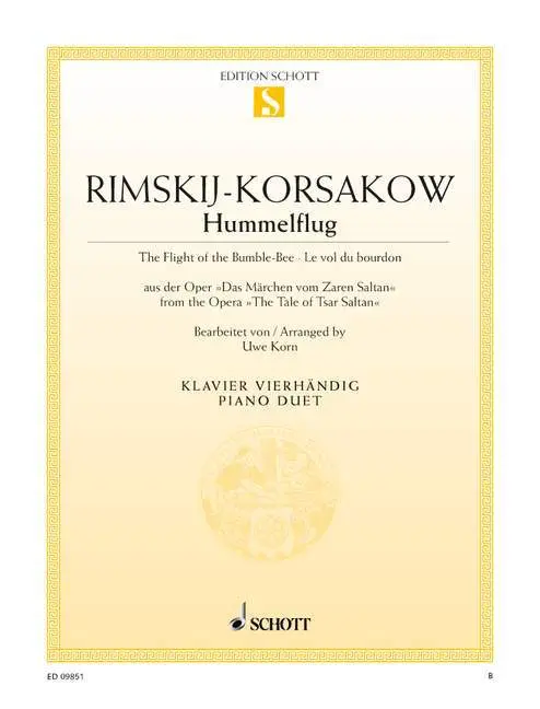 Cover: 9790001153546 | Hummelflug | Nikolaj A. Rimskij-Korsakov (u. a.) | Buch | Deutsch