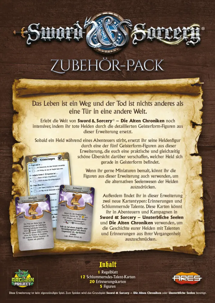 Bild: 4015566603646 | Sword &amp; Sorcery Die Alten Chroniken - Geisterform der Helden (Spiel)