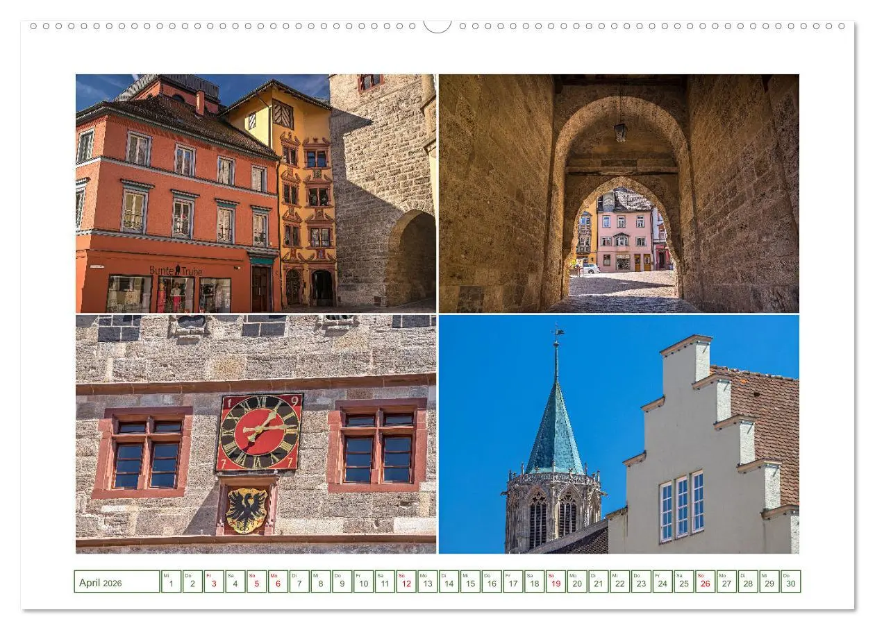 Bild: 9783457353646 | Ein Stadtportrait von Rottweil (Wandkalender 2026 DIN A2 quer),...
