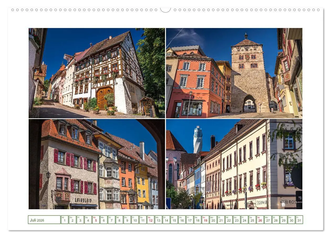 Bild: 9783457353646 | Ein Stadtportrait von Rottweil (Wandkalender 2026 DIN A2 quer),...