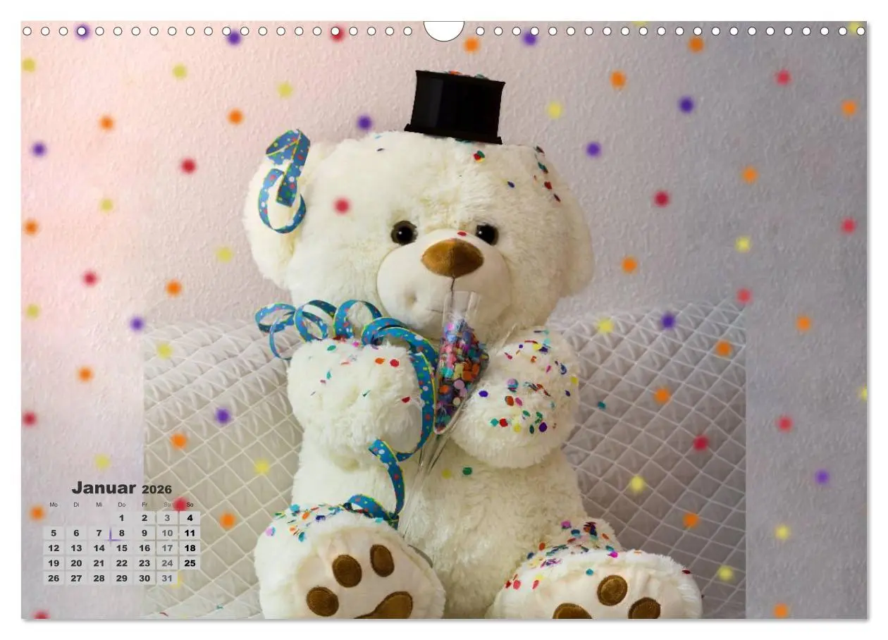 Bild: 9783457973646 | Teddys, wollen wir Kalender anschauen? (Wandkalender 2026 DIN A3...