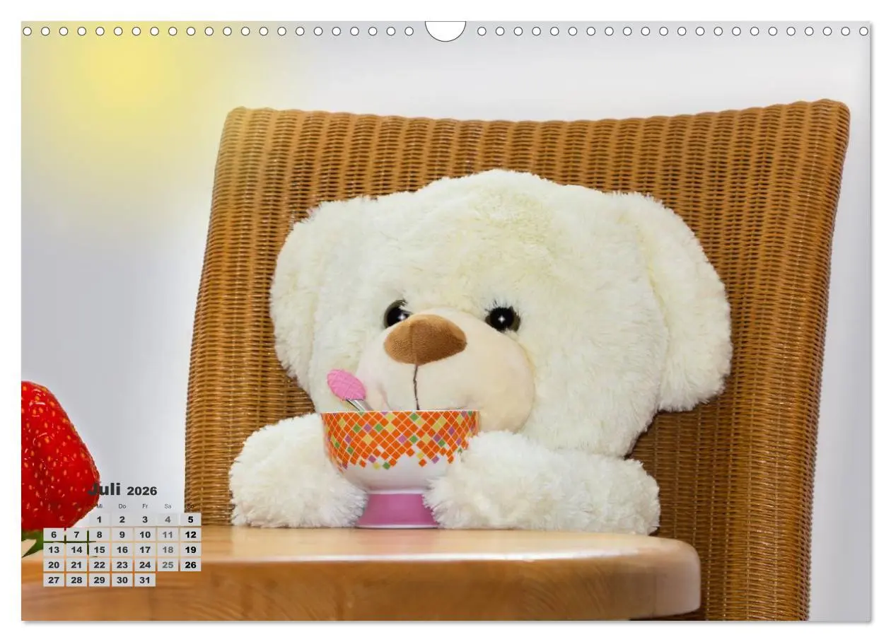 Bild: 9783457973646 | Teddys, wollen wir Kalender anschauen? (Wandkalender 2026 DIN A3...
