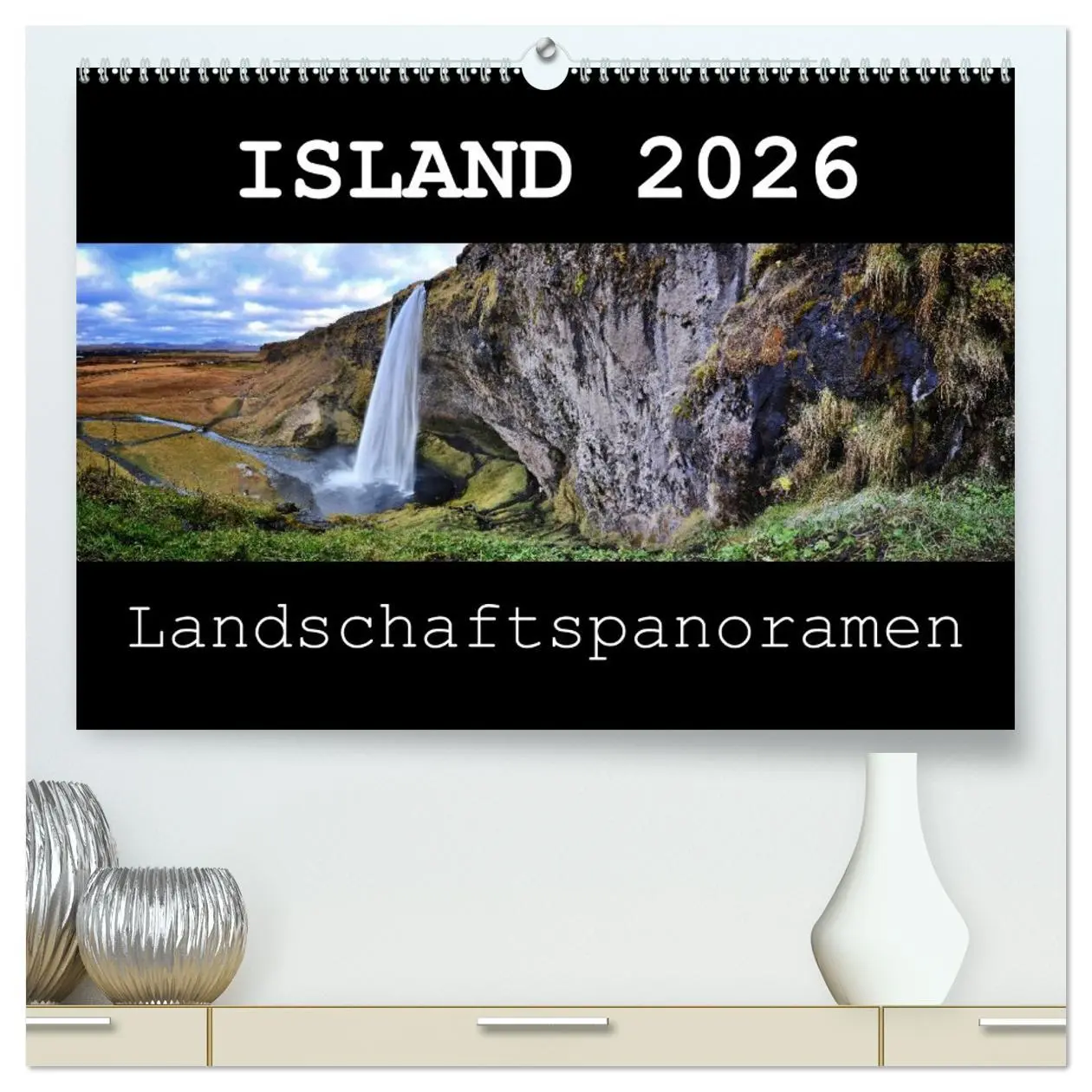 Cover: 9783516133646 | Island 2026 Landschaftspanoramen (hochwertiger Premium Wandkalender...