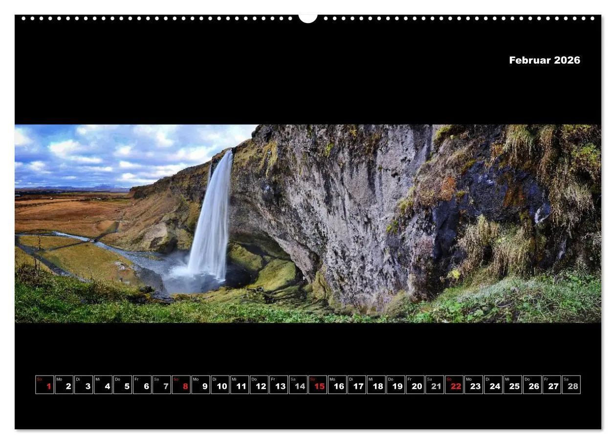 Bild: 9783516133646 | Island 2026 Landschaftspanoramen (hochwertiger Premium Wandkalender...