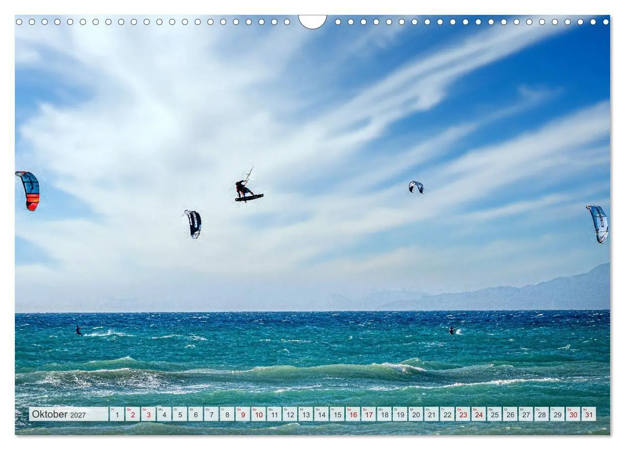 Bild: 9783569533646 | Faszination Kitesurfen (Wandkalender 2027 DIN A3 quer), CALVENDO...