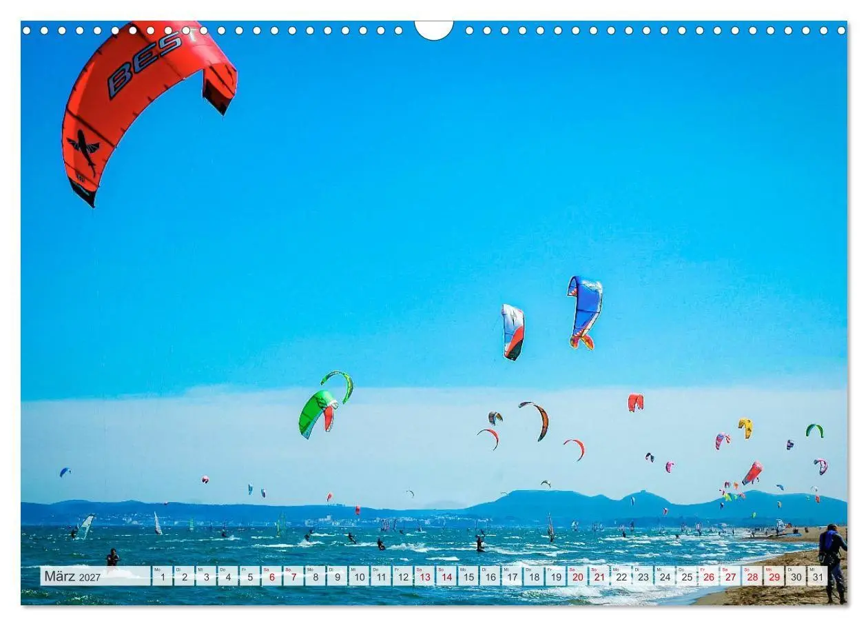 Bild: 9783569533646 | Faszination Kitesurfen (Wandkalender 2027 DIN A3 quer), CALVENDO...