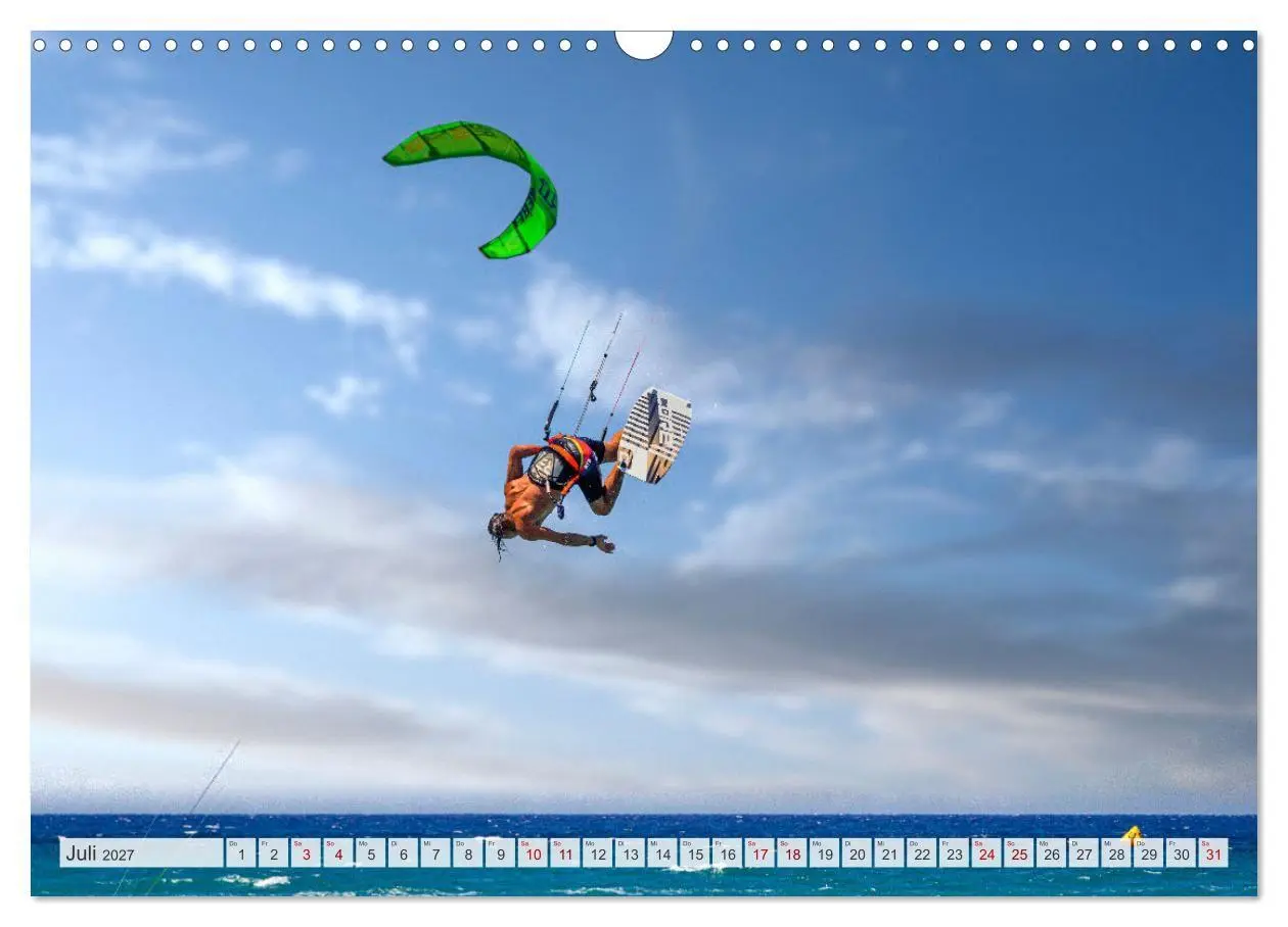 Bild: 9783569533646 | Faszination Kitesurfen (Wandkalender 2027 DIN A3 quer), CALVENDO...