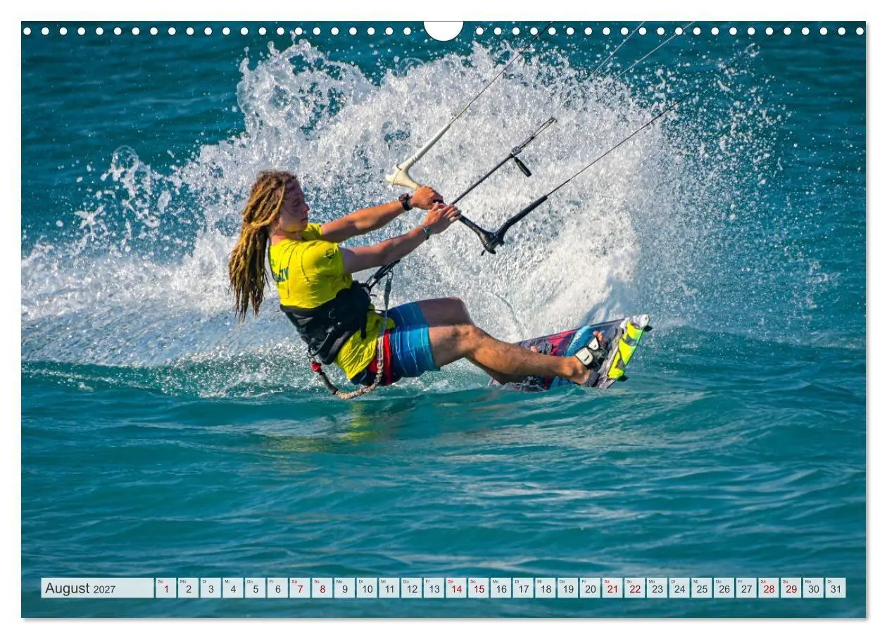 Bild: 9783569533646 | Faszination Kitesurfen (Wandkalender 2027 DIN A3 quer), CALVENDO...
