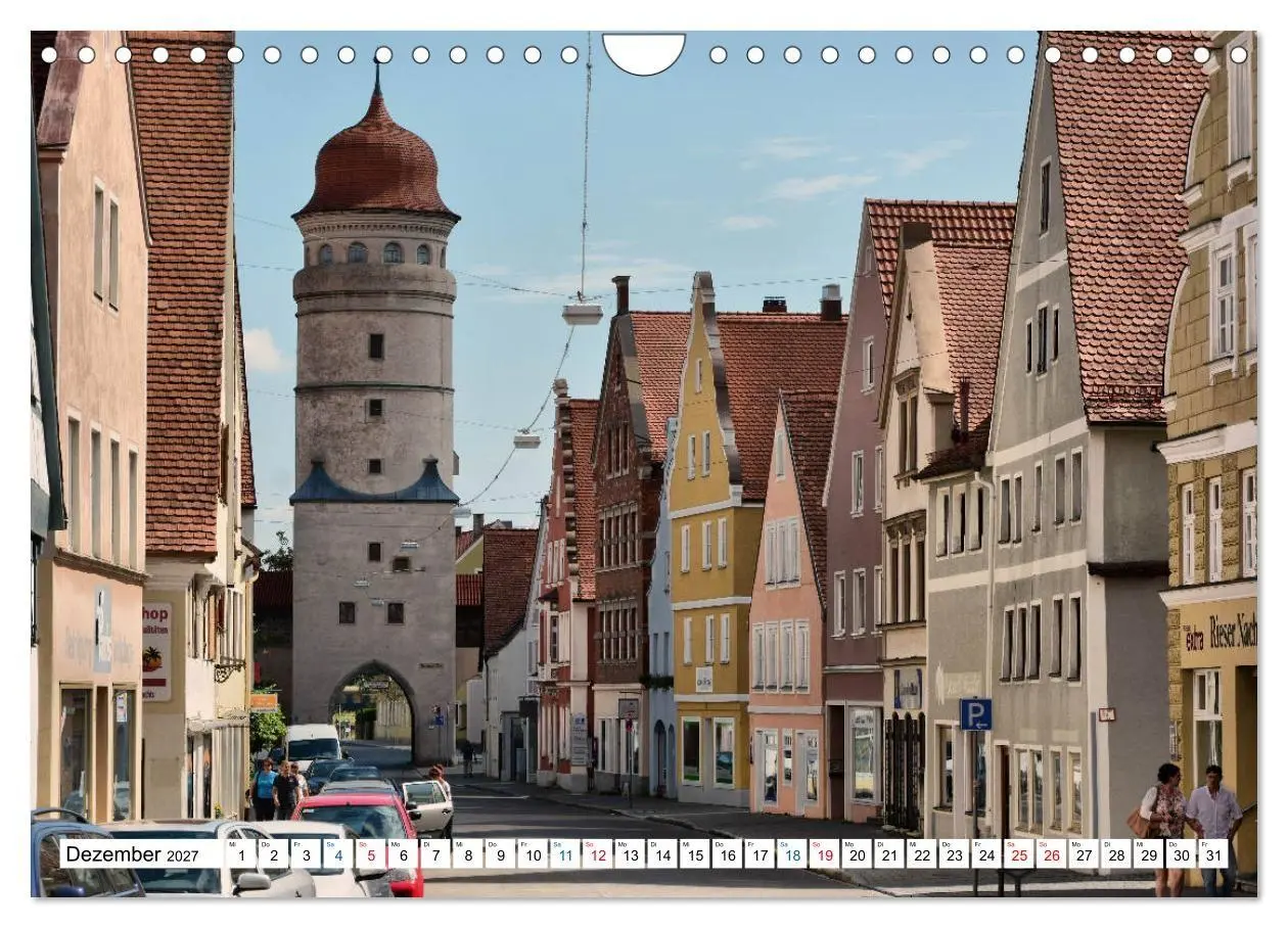 Bild: 9783569843646 | Nördlingen - Eine runde Sache (Wandkalender 2027 DIN A4 quer),...