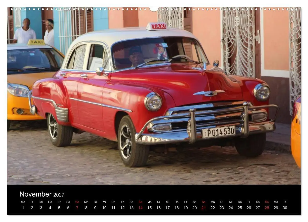 Bild: 9783594043646 | Oldtimerträume auf KUBA (hochwertiger Premium Wandkalender 2027 DIN...