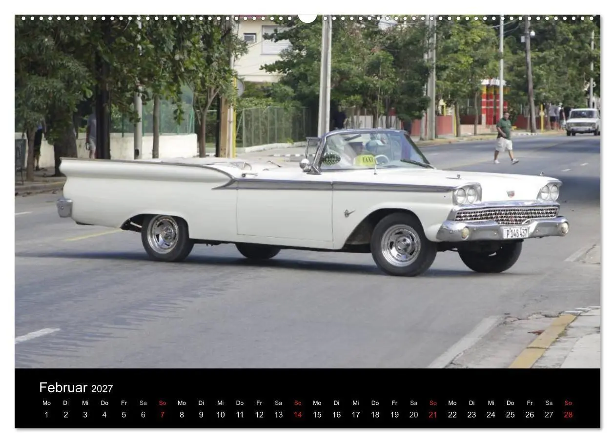 Bild: 9783594043646 | Oldtimerträume auf KUBA (hochwertiger Premium Wandkalender 2027 DIN...