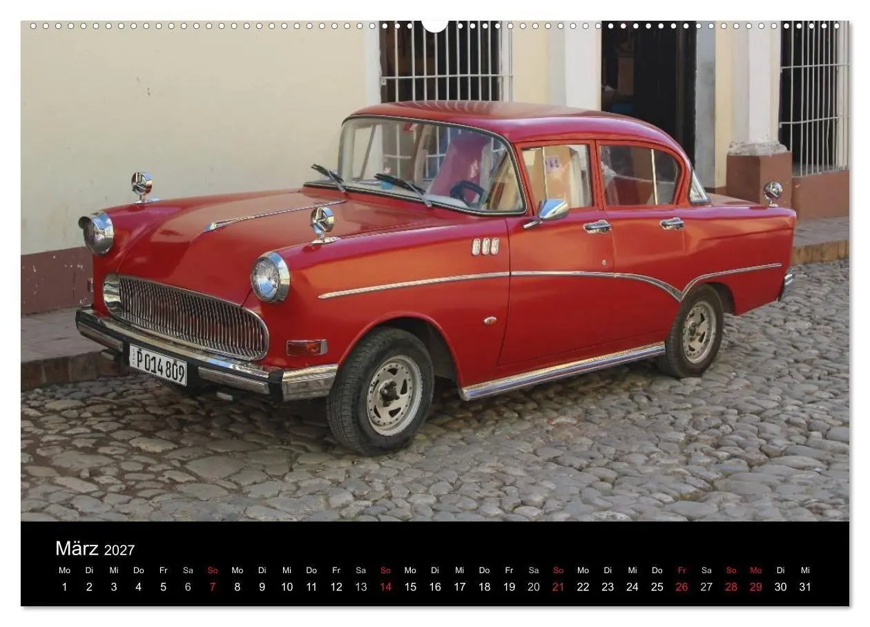 Bild: 9783594043646 | Oldtimerträume auf KUBA (hochwertiger Premium Wandkalender 2027 DIN...