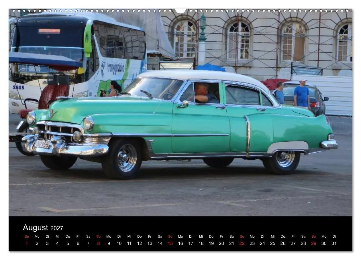 Bild: 9783594043646 | Oldtimerträume auf KUBA (hochwertiger Premium Wandkalender 2027 DIN...