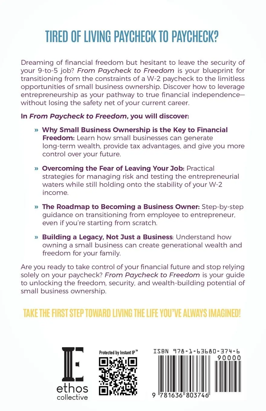 Rückseite: 9781636803746 | From Paycheck to Freedom | Tom Wheelwright (u. a.) | Taschenbuch