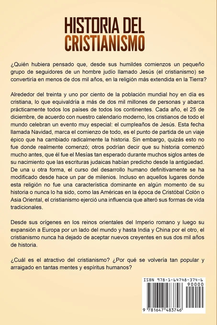 Rückseite: 9781647483746 | Historia del Cristianismo | Captivating History | Taschenbuch | 2020