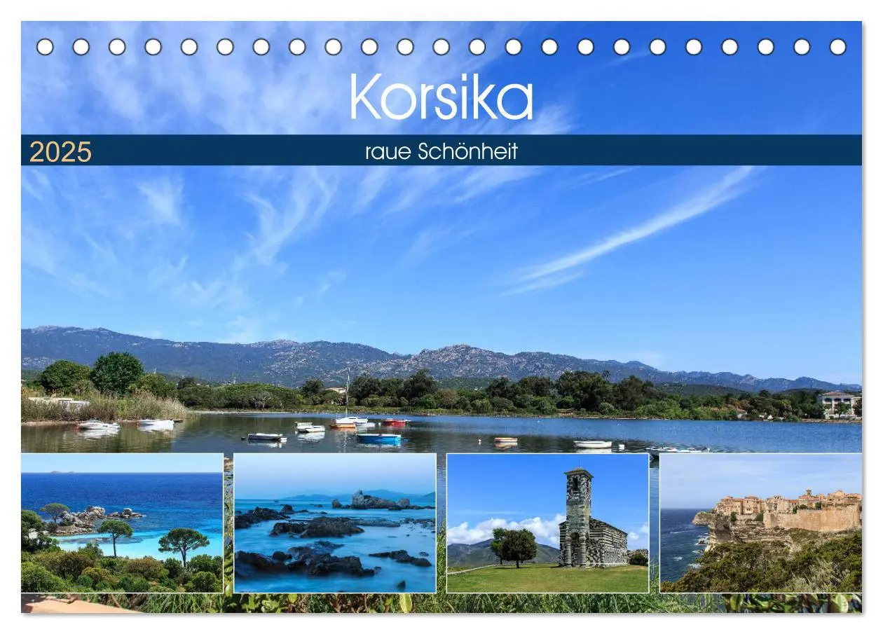 Cover: 9783435703746 | Korsika - raue Schönheit (Tischkalender 2025 DIN A5 quer), CALVENDO...
