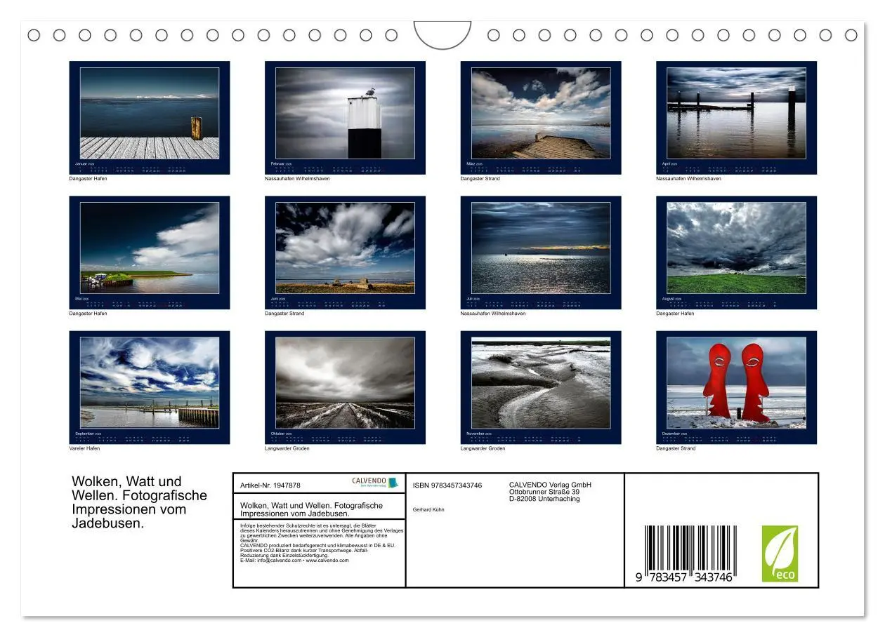 Bild: 9783457343746 | Wolken, Watt und Wellen. Fotografische Impressionen vom Jadebusen....