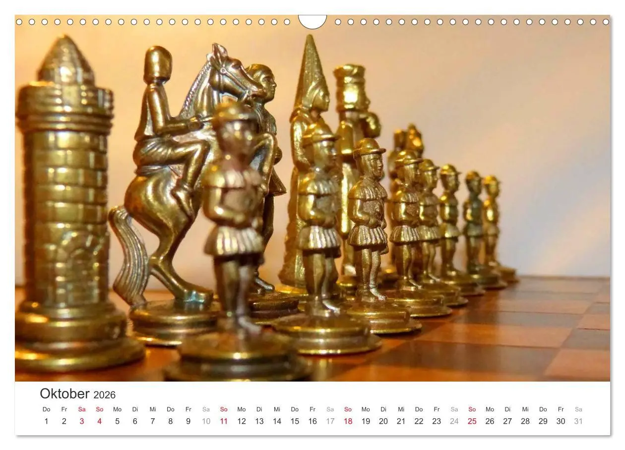 Bild: 9783457963746 | Schach 2026. Impressionen von Figuren und Spielen (Wandkalender...
