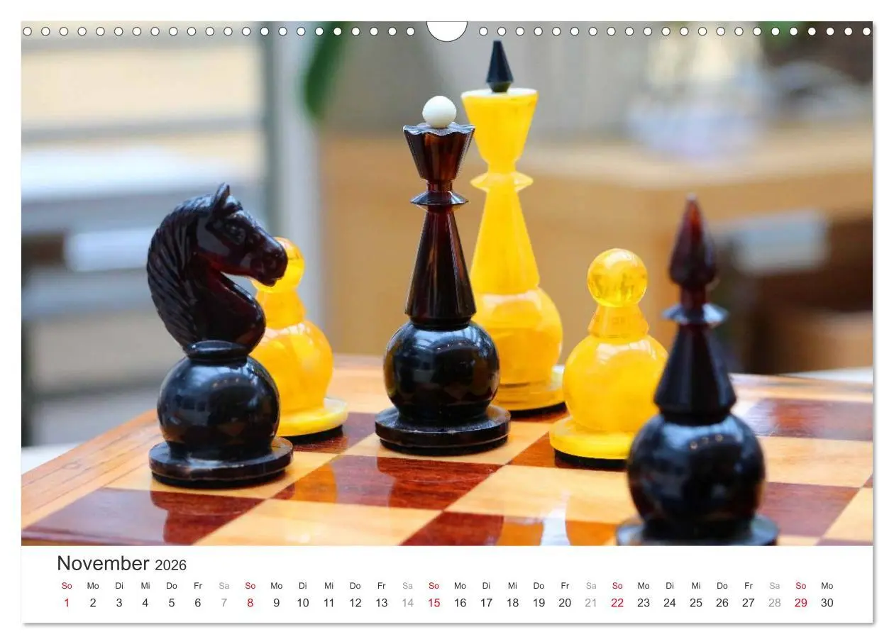 Bild: 9783457963746 | Schach 2026. Impressionen von Figuren und Spielen (Wandkalender...