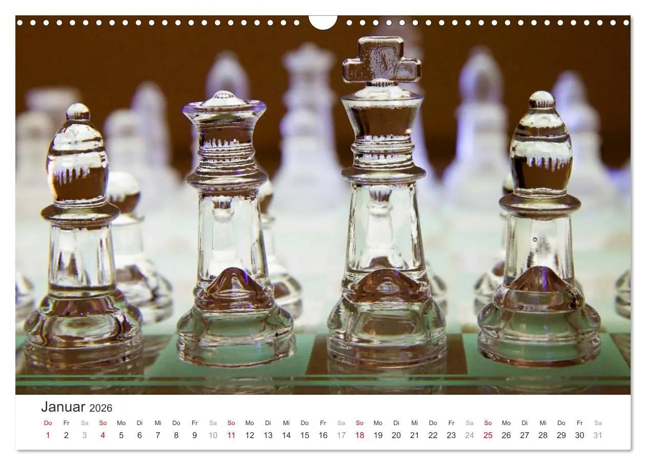 Bild: 9783457963746 | Schach 2026. Impressionen von Figuren und Spielen (Wandkalender...