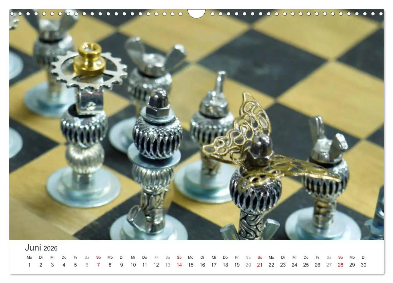 Bild: 9783457963746 | Schach 2026. Impressionen von Figuren und Spielen (Wandkalender...