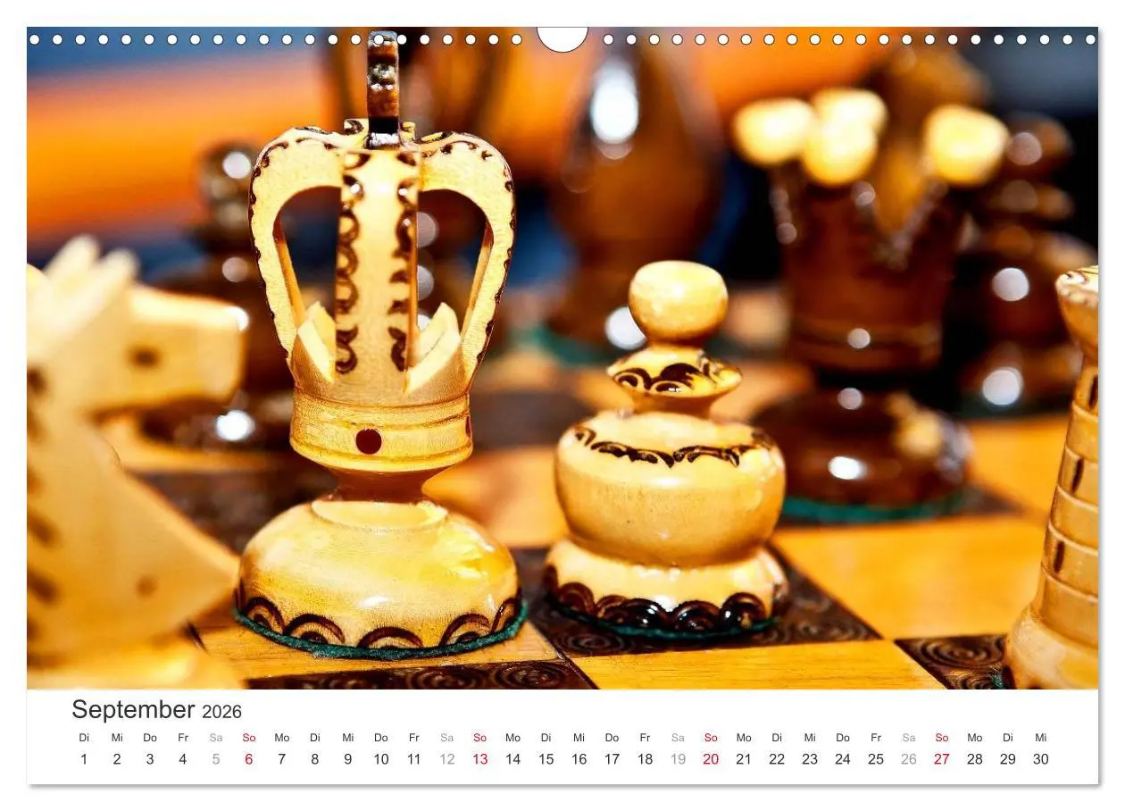 Bild: 9783457963746 | Schach 2026. Impressionen von Figuren und Spielen (Wandkalender...