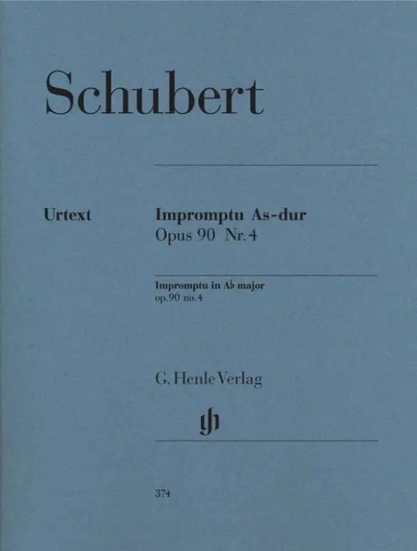 Cover: 9790201803746 | Schubert, Franz - Impromptu As-dur op. 90 Nr. 4 D 899 | Franz Schubert