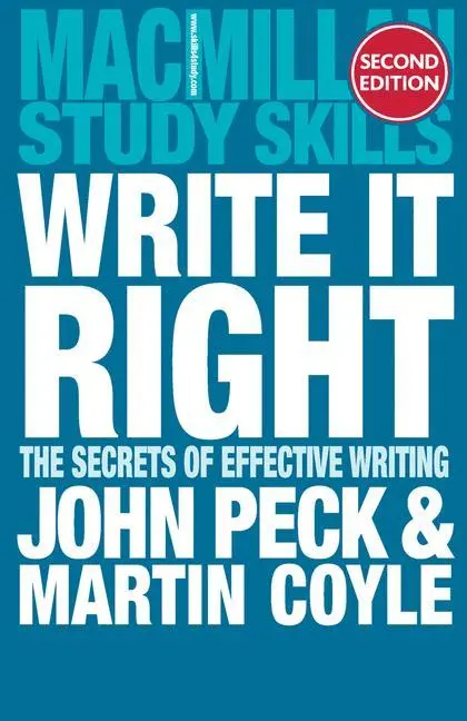 Cover: 9780230373846 | Write it Right | The Secrets of Effective Writing | John Peck (u. a.)