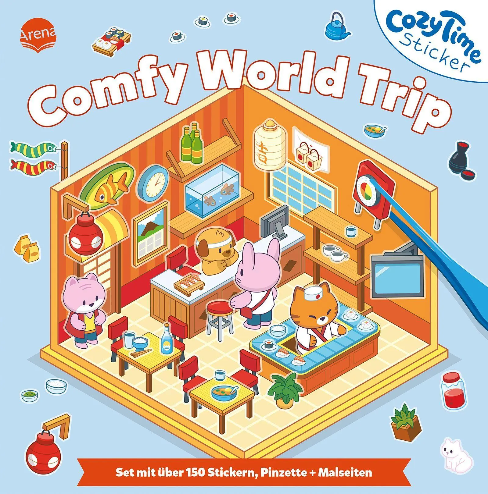 Cover: 9783401723846 | Cozy Time Sticker. Comfy World Trip | Lea Franck | Taschenbuch | 60 S.