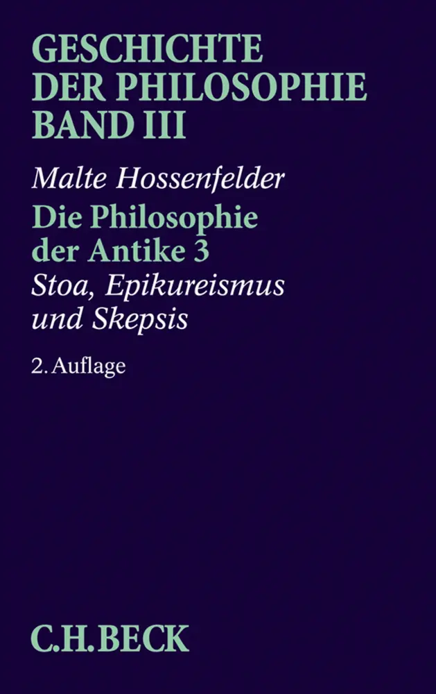 Cover: 9783406393846 | Geschichte der Philosophie Bd. 3: Die Philosophie der Antike 3:...