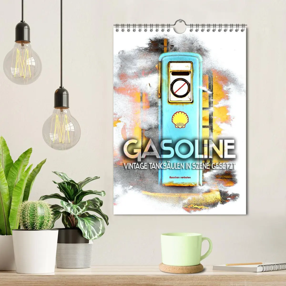 Bild: 9783516353846 | Gasoline - Vintage Tanksäulen in Szene gesetzt (Wandkalender 2026...