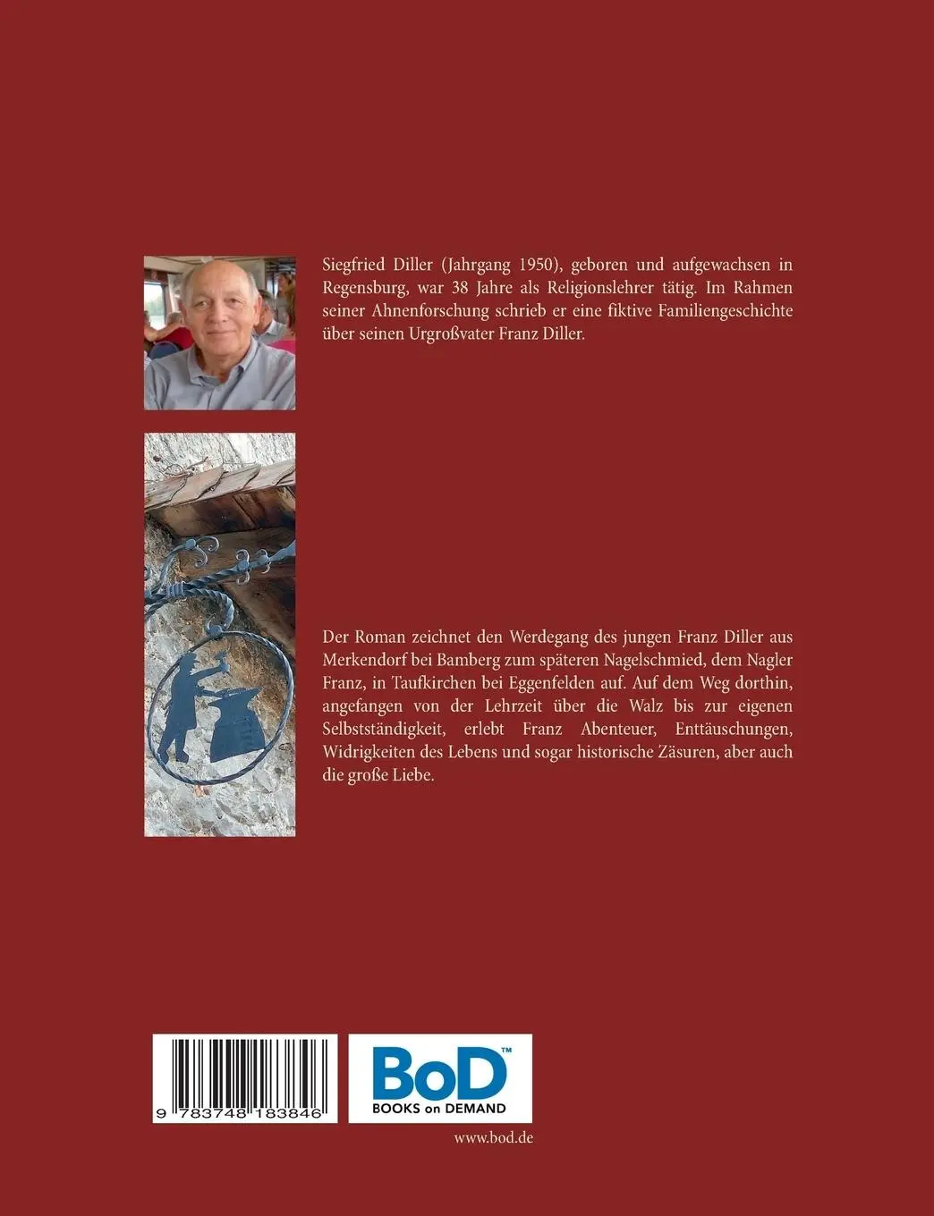 Rückseite: 9783748183846 | Der Nagler Franz | Eine Familiengeschichte über meinen Urgroßvater