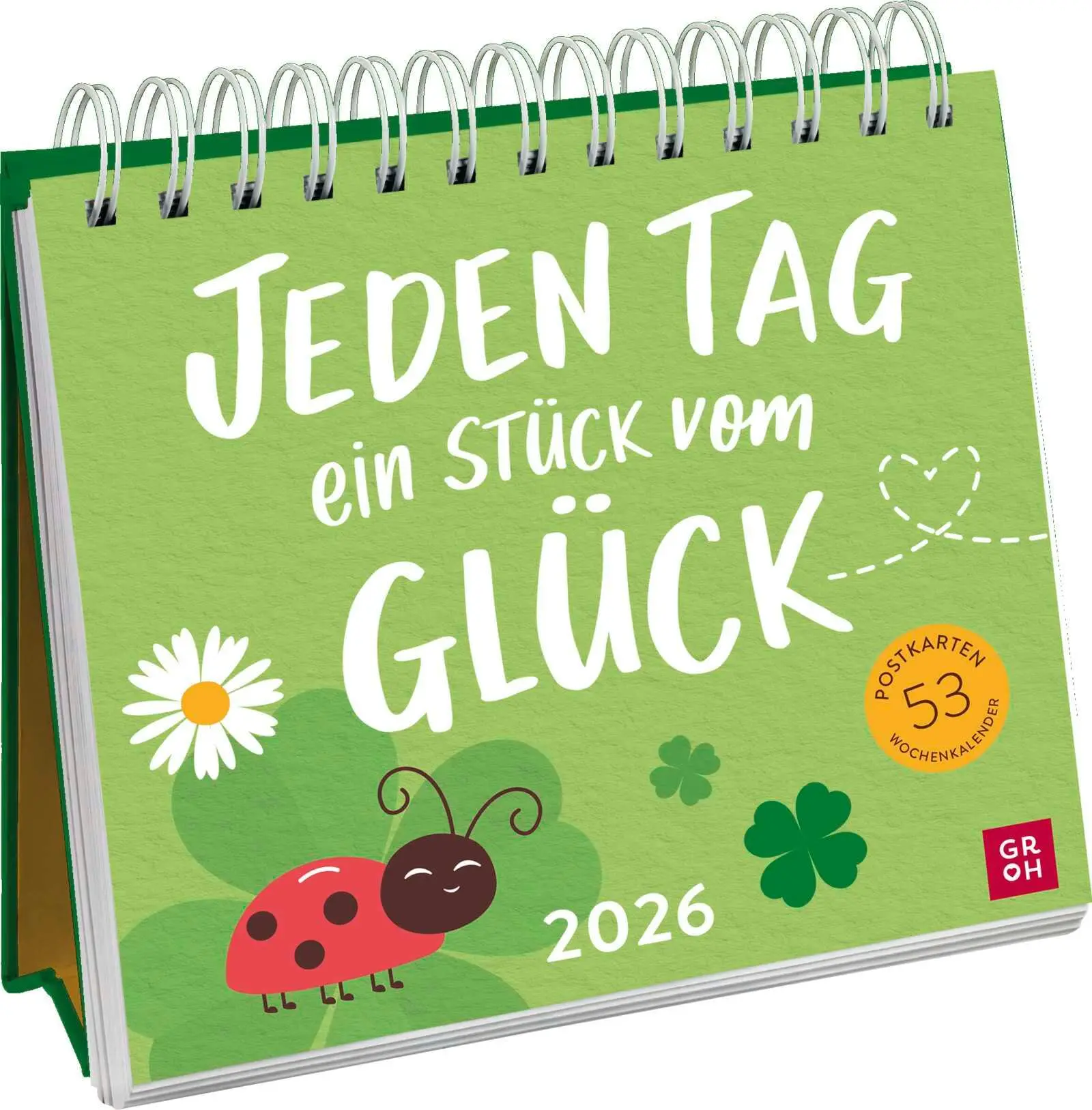 Cover: 4036442013946 | Postkartenkalender 2026: Jeden Tag ein Stück vom Glück | Julia Buck
